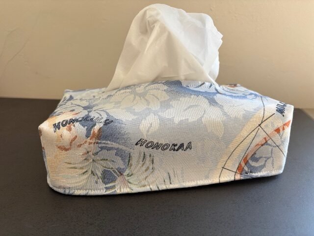 Housse boîtes à mouchoirs Jacquard Hawaiian life